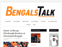 Tablet Screenshot of bengals-talk.com